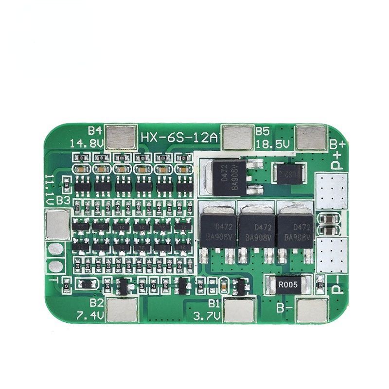 BMS 6S 24V 15A Papan PCB Pelindung Baterai Lithium 18650