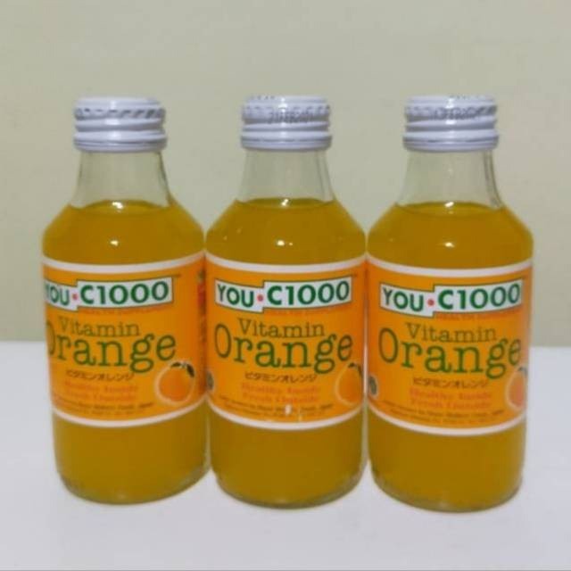 YOU C 1000 BOTOL KACA - 140 ML 1 DUS = 30 PCS