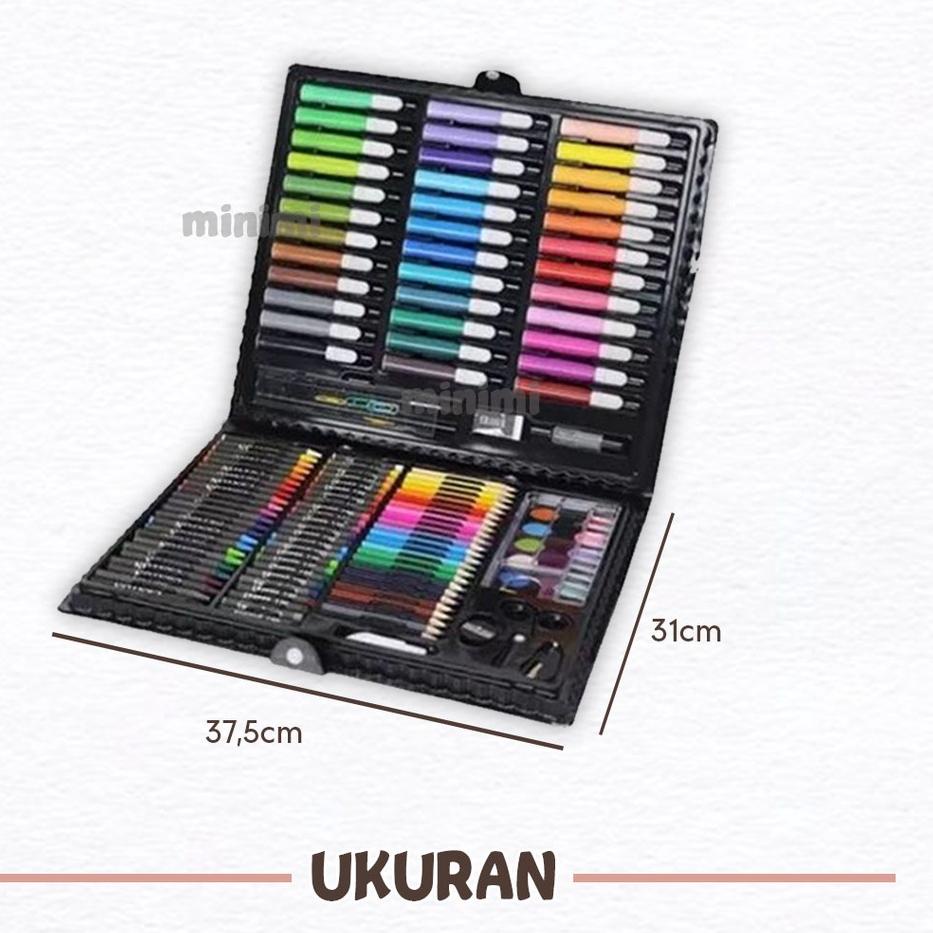 

[PRODUK JA8] Minimi Krayon Mewarnai Anak Oil Pastel 5 in 1 Isi 150pcs Oil Pastel Krayon 150 Macam Warna Set Koper 150 in 1 Cocok Untuk Kado ACS