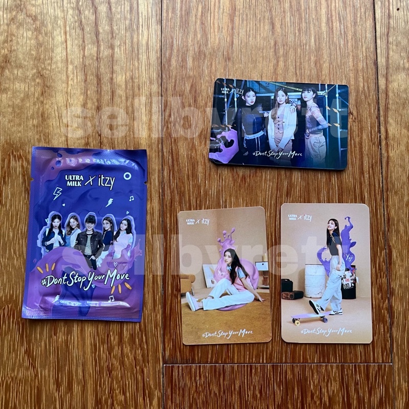 Photocard ITZY x UltraMilk PC Sealed, Yeji, Unit Lia x Chaeryeong x Ryujin