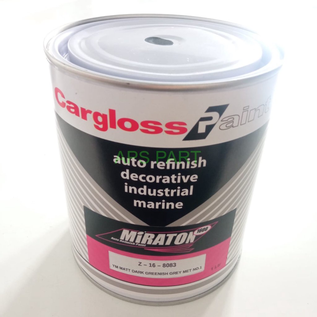 Cat Manual Warna Original OEM Grey Doff Yamaha Fino Cargloss Miraton Matt Dark Grenish Grey Met 1L