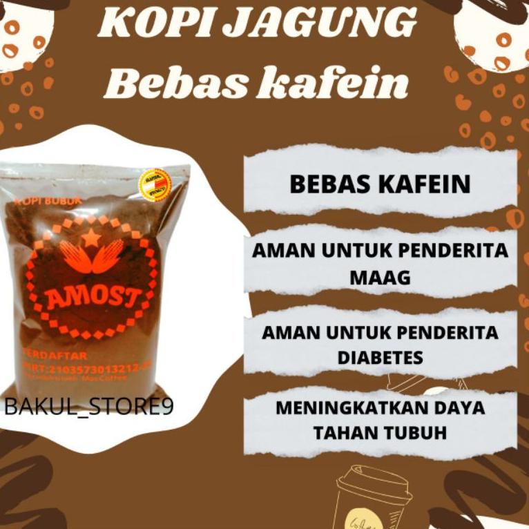 

(Z-L8L✔) Kopi Bubuk Cap Amost Kopi Jagung Murni Bebas Kafein Aman Untuk Maag Diabetes Darah Tinggi 250Gr terviral