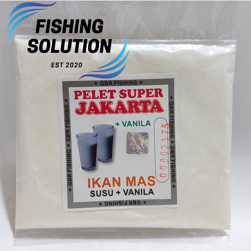 Umpan Pancing Pelet Super Jakarta Aroma Susu + Vanila Ikan Mas GBR Product