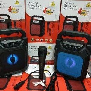 Big Sale speaker terlaris jpj-668 bluetooth portable free mix karoke mantapp