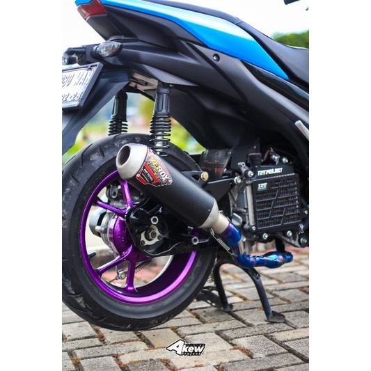 Knalpot Racing Verox original tipe Gera V2 Nmax new,old Aerox Adv Pcx Xmax Scoopy Beat Vario all 150