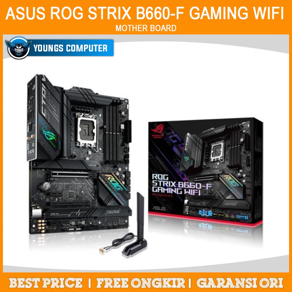 ASUS ROG STRIX B660-F GAMING WIFI | DDR5 Intel Gen 12 LGA1700 ATX