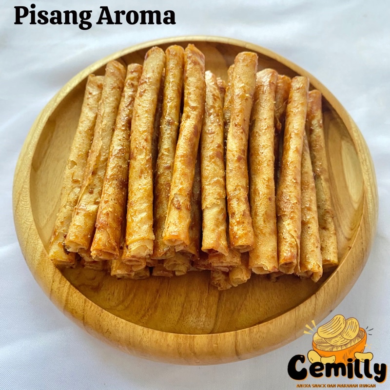 

[CEMILLY] 1000gr Pisang Aroma Piscok Caramel Cemilang Snack Kiloan