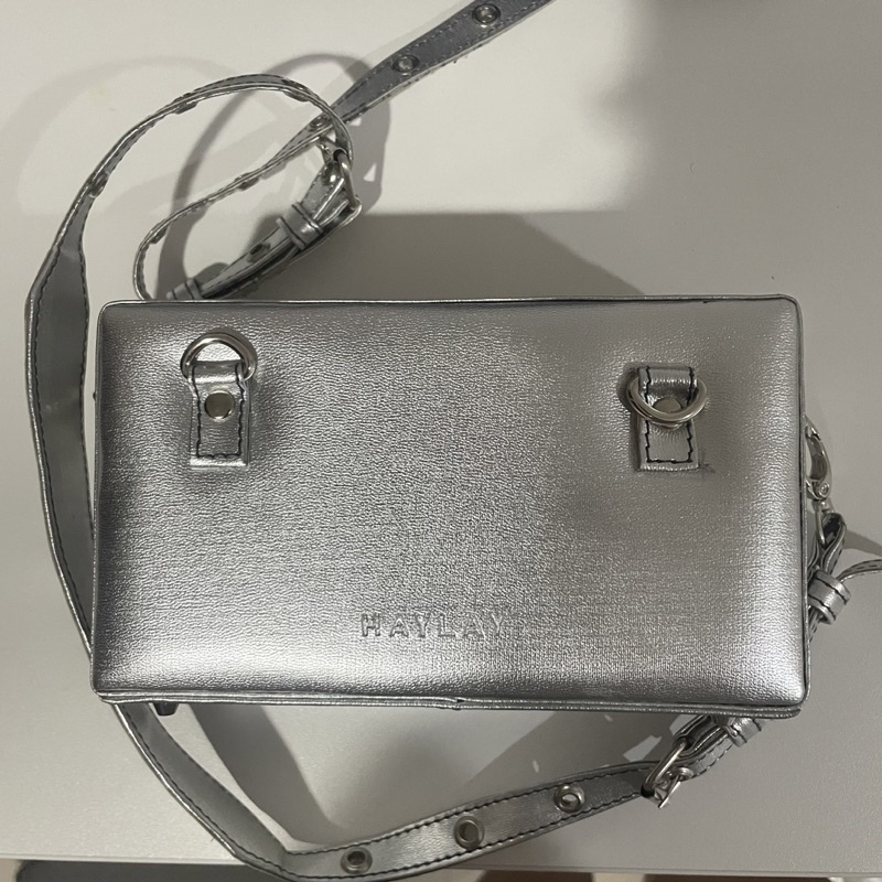 [BOOKED] HAYLAY STUDIO Luigi Bag in Silverstar