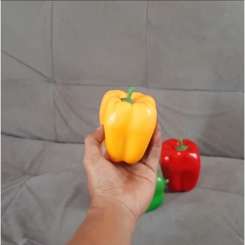 cabe paprika artificial tiruan palsu hiasan pajangan cabai imitasi