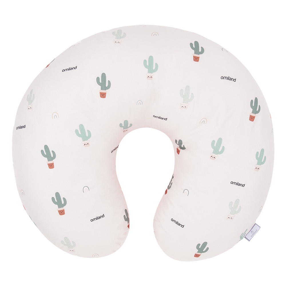 Bantal Ibu Menyusui Bulat + Bantal Lengan Kaktus Series -Omiland- OB31221 OB31222