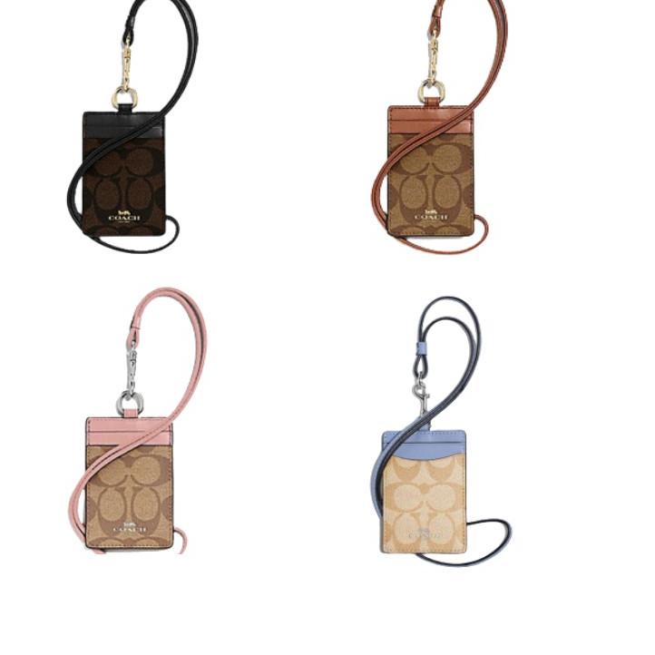

TR6♚ COACH lanyard/ Kartu kerja/pemegang kartu id /DIY klasik /original/name tag holder/SIX color Banyak Peminat