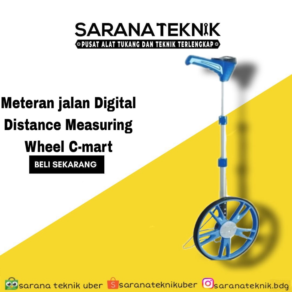 Meteran jalan DIGITAL DISTANCE MEASURING WHEEL cmart / meteran jalan digital / meteran digital c-mar