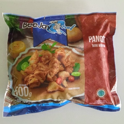 

Pangsit Mini Wonton Beejay Chef Isi 500gr Asli Ikan