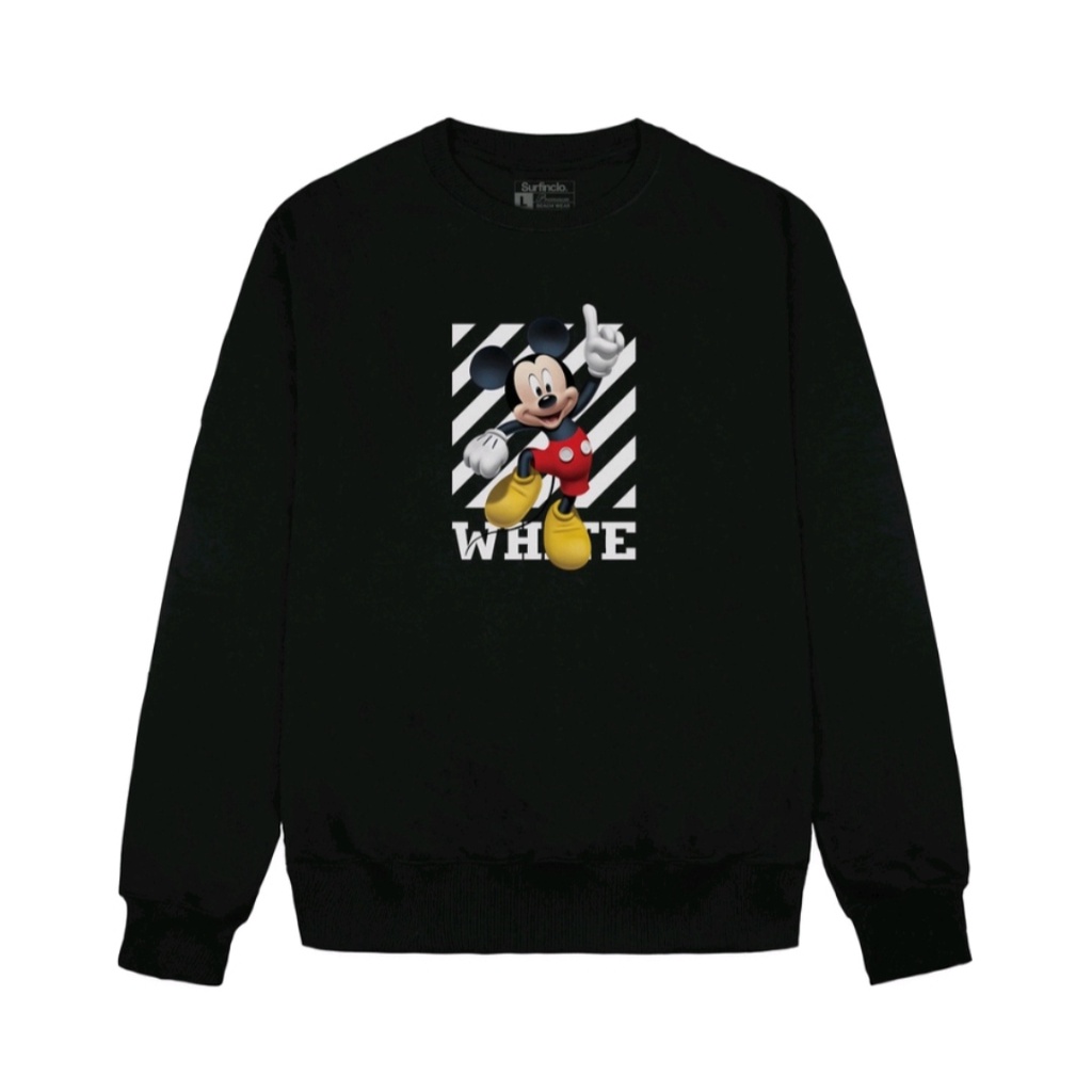SWEATER CREWNECK/SWEATER UNISEX/ATASAN PRIA & WANITA/MOTIF GAMBAR/CUTTING DTF/MICKEY MOUSE