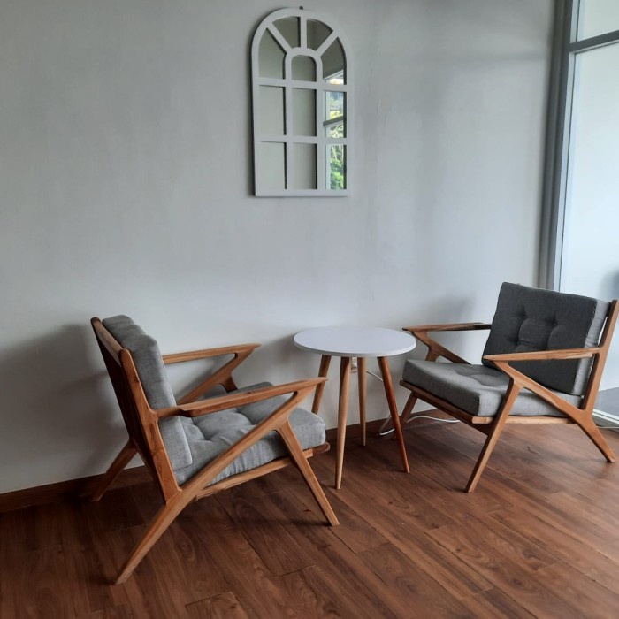 meja hpl kursi jati minimalis klasik