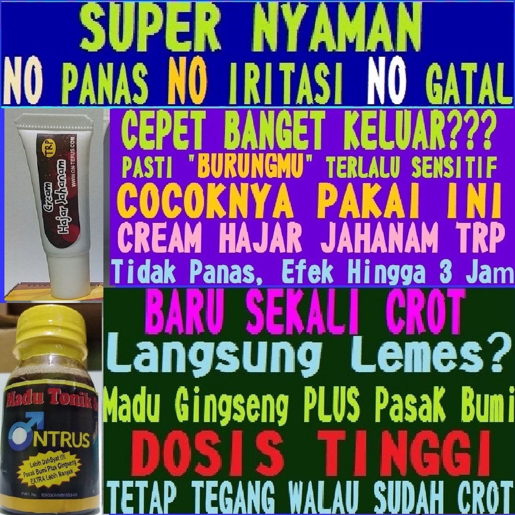 OBAT KUAT OLES ORIGINAL Cream Hajar Jahanam TRP Premium