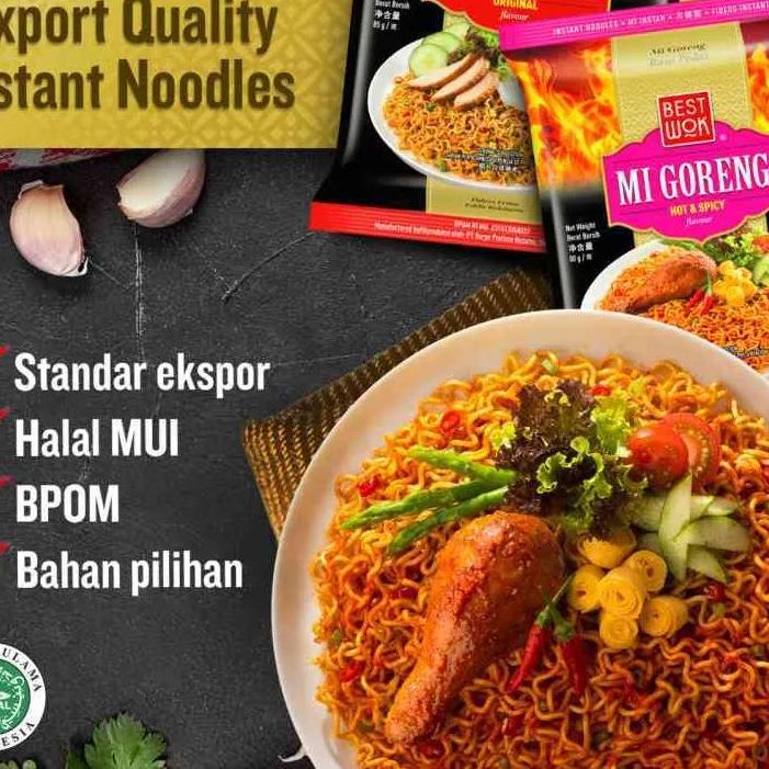 

L9S✱ Best Wok Mi Mie Goreng 1 DUS 20 pcs Bisa Mix Original & Spicy Blackpepper Black Pepper Seafood Instant Noodle 85gr BestWok KKV Indomie Paling Disukai