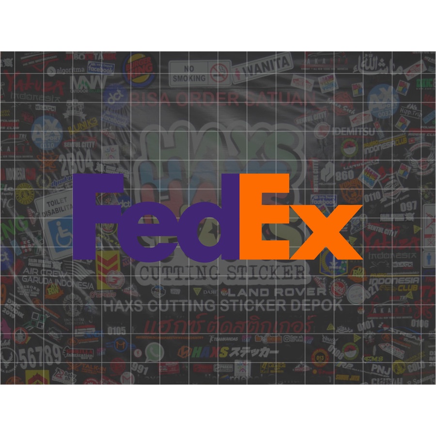 Cutting Sticker Fedex Ukuran 10 Cm Untuk Motor Mobil