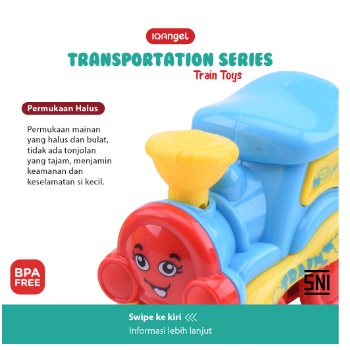 BABIESFIRST IQ906A ANGEL TRAIN TOYS Kereta Api Mainan Anak