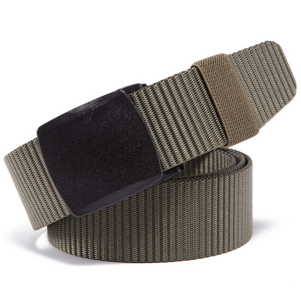 GIOFLO Ikat Pinggang Webbing Belt Keren Anti Metal Detector Creme / MBELT 43