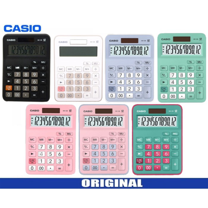 

PRODUK TERBATAS Kalkulator Casio Desktop MX 12 B Calculator Dagang MX12B Original