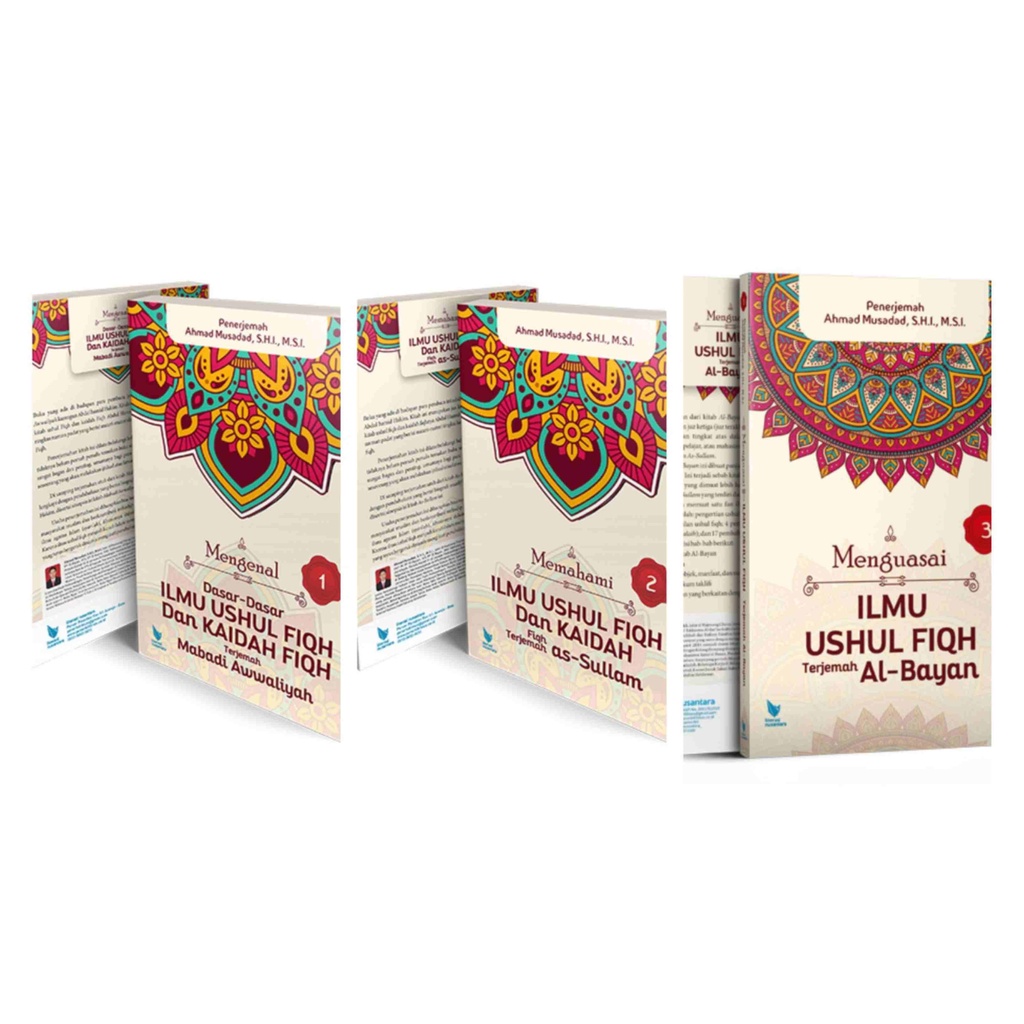 Trilogi Ilmu Ushul Fiqih dan Kaidah Fikih - Paket 3 Buku Mengenal Memahami dan Menguasai Ilmu Ushul 