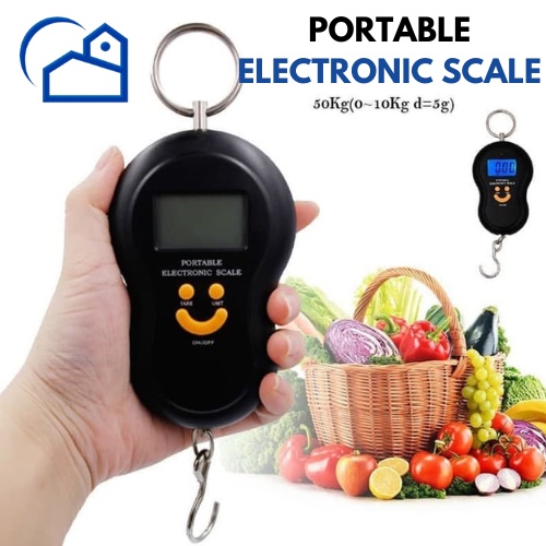 Timbangan Gantung Digital Koper Smile Kapasitas 50KG / Timbangan Gantung Digital Portable Electronic Scale 50 KG