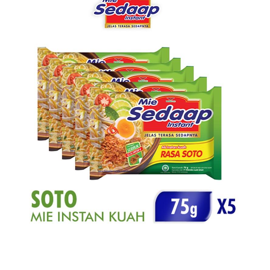 

❆Model Terkini★ Mie Sedaap SOTO 75 gr x5 W38