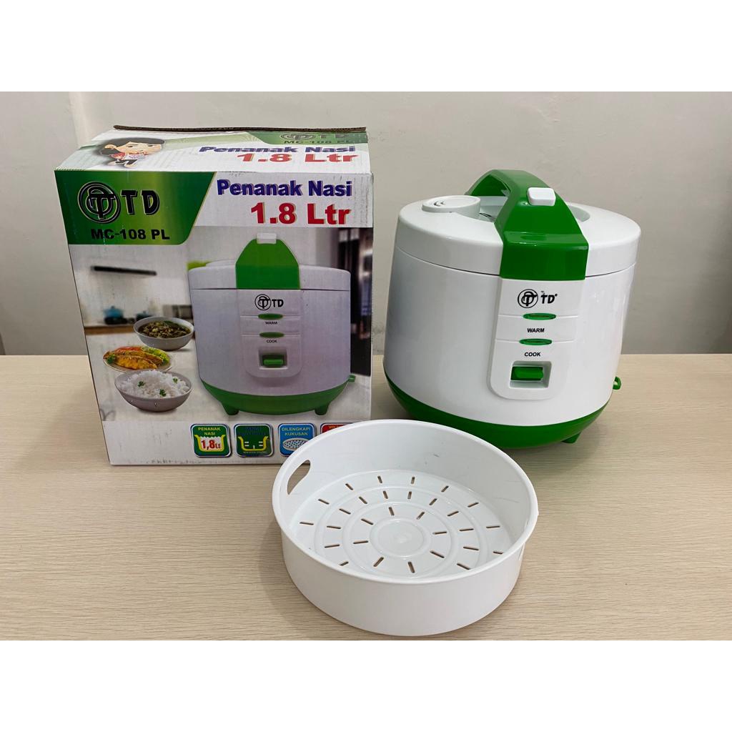Rice cooker Penanak Nasi Magic Com 1,8 liter TD MC 108 PL Bergaransi
