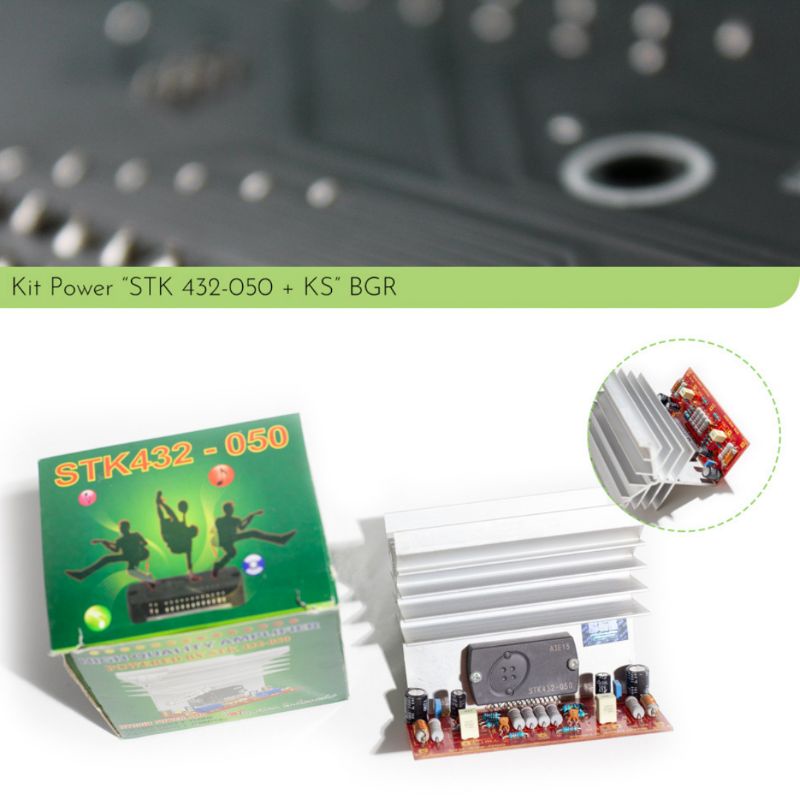 Kit Power Stereo STK 432-050 432 050 STK432-050 Heatzink KS BGR BELL