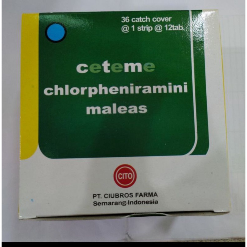 CTM obat alergi