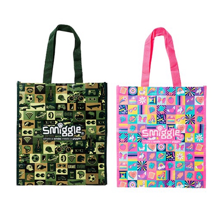 Smiggle Shopping Bag Glee Small Reuse Me Bag Tas Smiggle