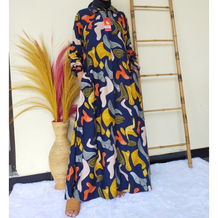 Gamis Kemeja Motif 3C Original Part 1