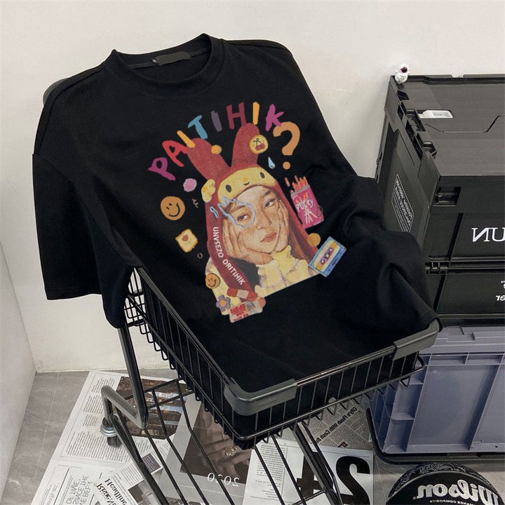 RDGF official shop kaos murah kaos pria terbaru pola yang bagus 2023 kaos hitam oversize PRIA &amp; WANITA (UNISEX)