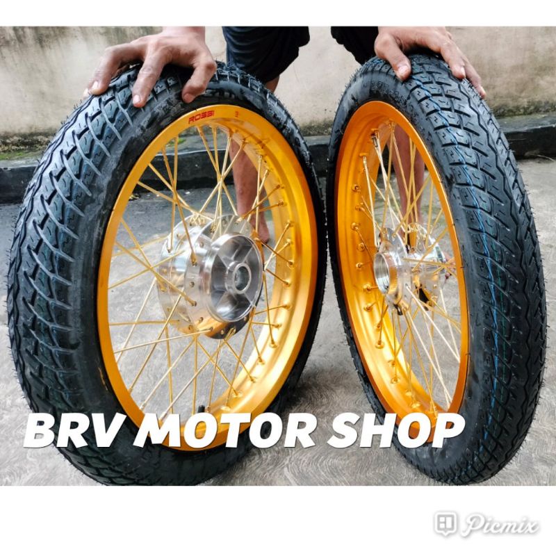 Velg Jari Rx King Ring 18 - Sepaket Velg Rx king Ring 18 Lengkap Ban