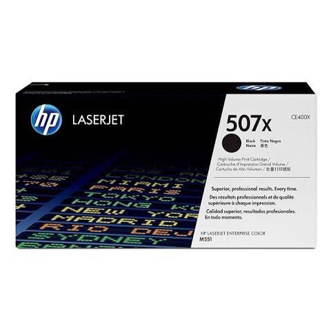 

TONER HP 507X BLACK ( CE400X )