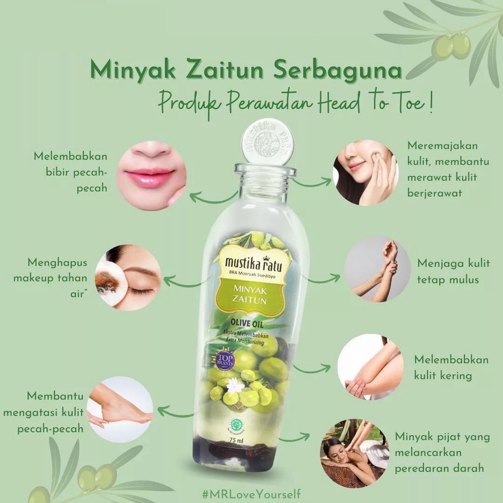 MUSTIKA RATU Minyak Zaitun  BPOM - Amaze_Kosmetik