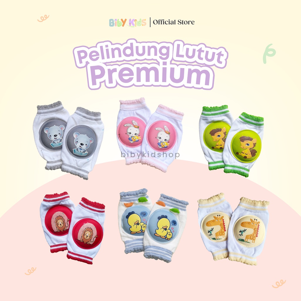 Pelindung Lutut Bayi Premium Bantalan Lutut bayi Tebal Karakter Knee Pad safety Protector Aksesoris Balita Murah