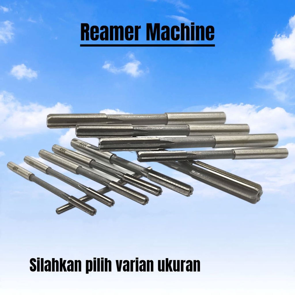 Machine Reamer Straight 8mm Reamer mesin lurus 8 mm 8H7 8H8