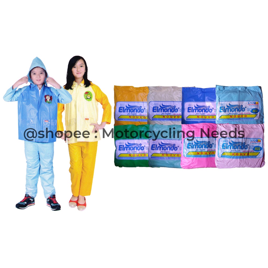 Jas Hujan Anak Murah Elmondo Stelan Nuovo 302