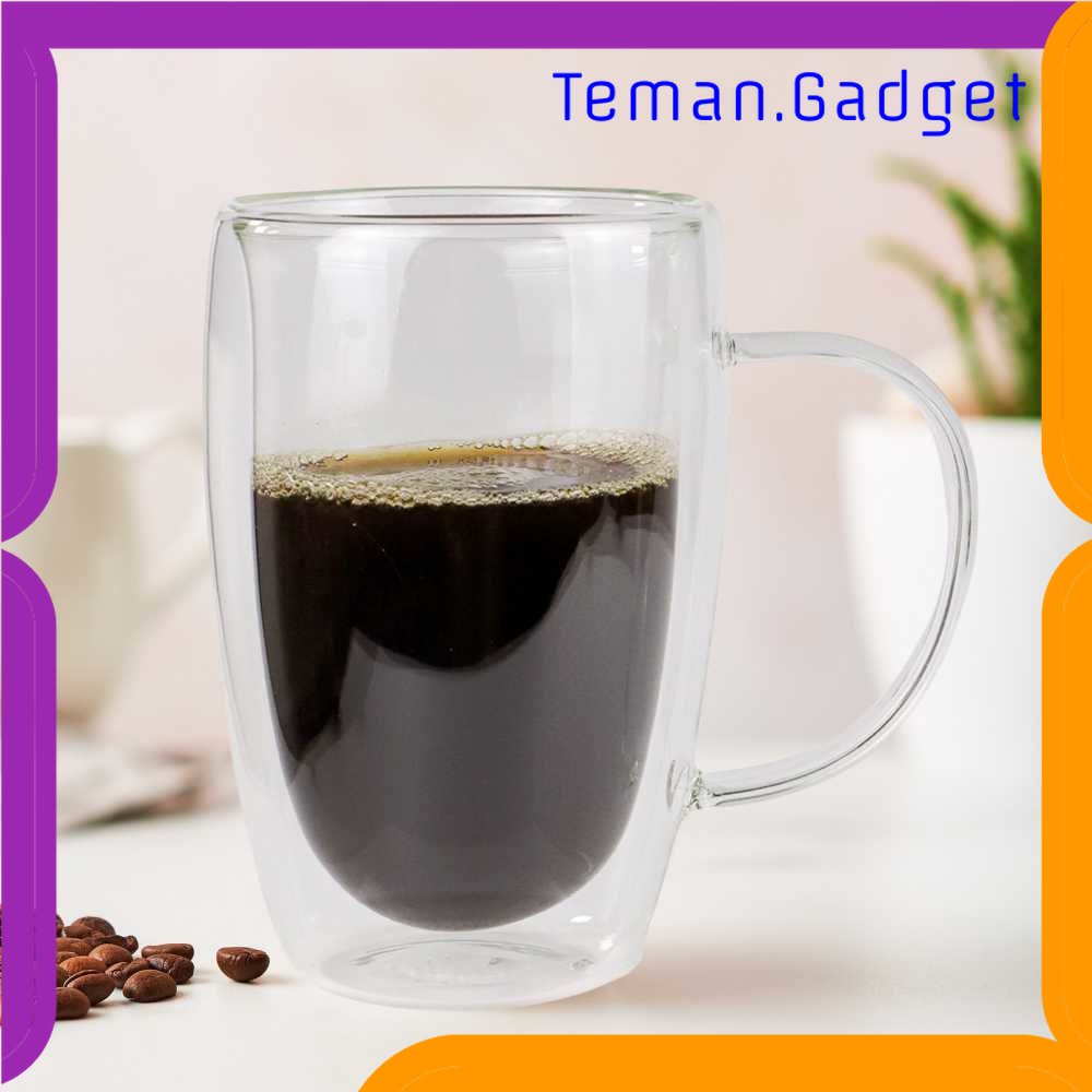 TG - DPR One Two Cups Cangkir Kopi Anti Panas Double-Wall Round with Handle