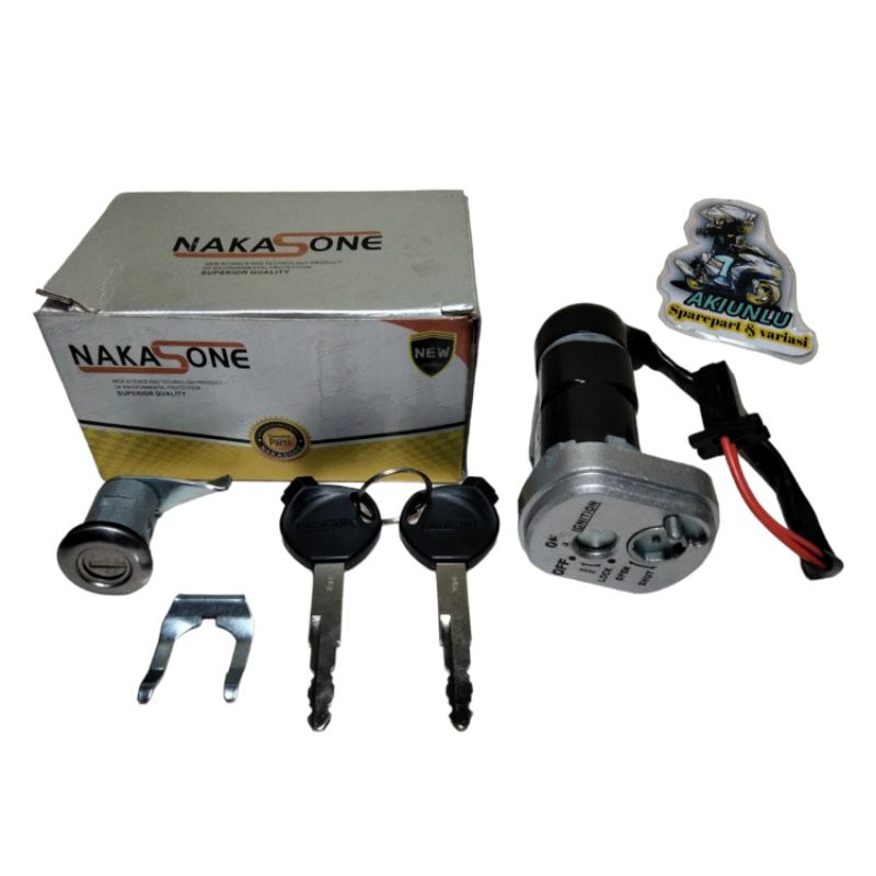 [ NAKASONE ] KUNCI KONTAK FULL SET STANDAR HONDA BEAT FI 2013-2015