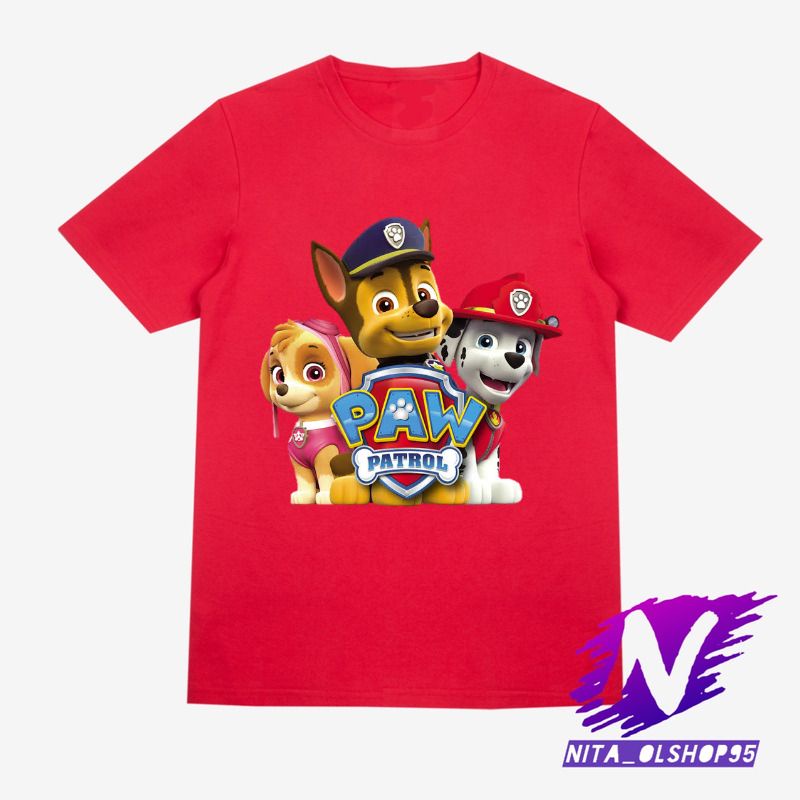 paw patrol baju anak kaos anak pawpatrol