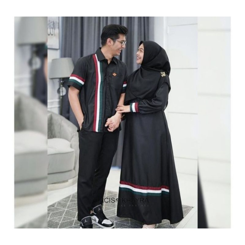 bisa cod gamis couple ria ricis TR