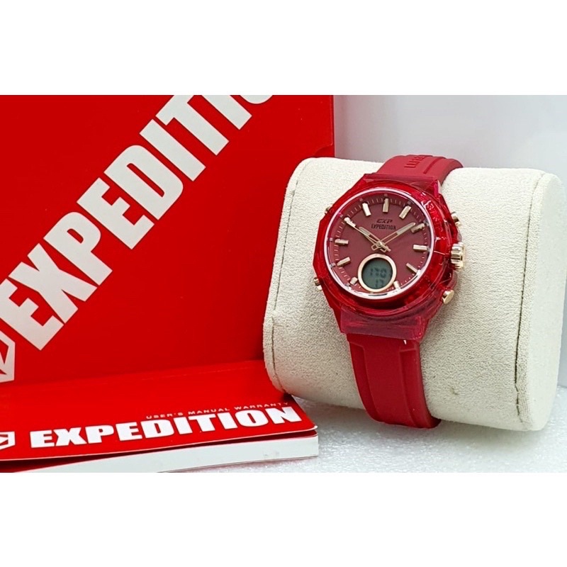 Jam tangan Expedition Exp 6831 Silicon Double time