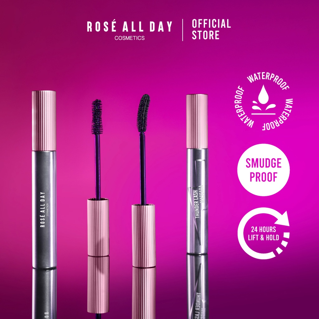 ROSE ALL DAY THUNDER LASH LENGHTENING MASCARA -NJ