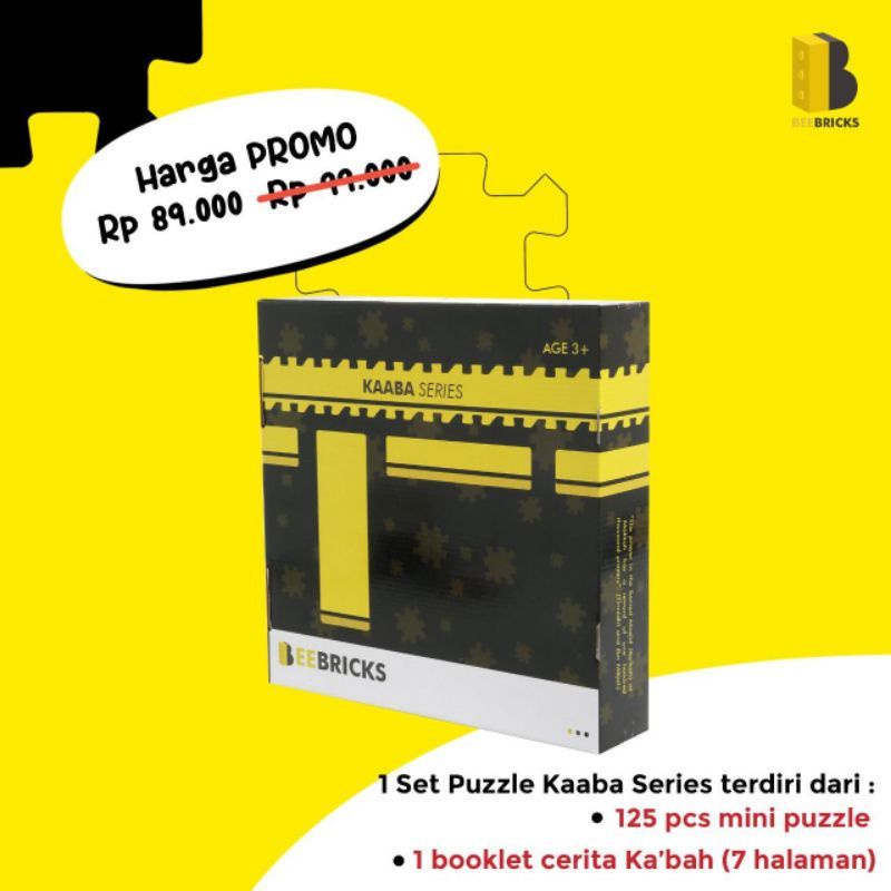 puzzle ka'bah | kaabah puzzle | mainan edukasi anak puzzle ka'bah