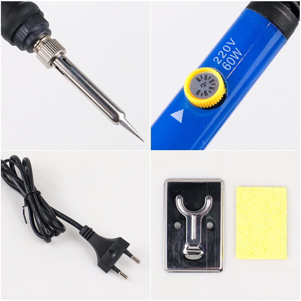 YGRETTE - PROSTOEMER Solder Iron Adjustable Temperature 60W High Grade - 806 - Blue