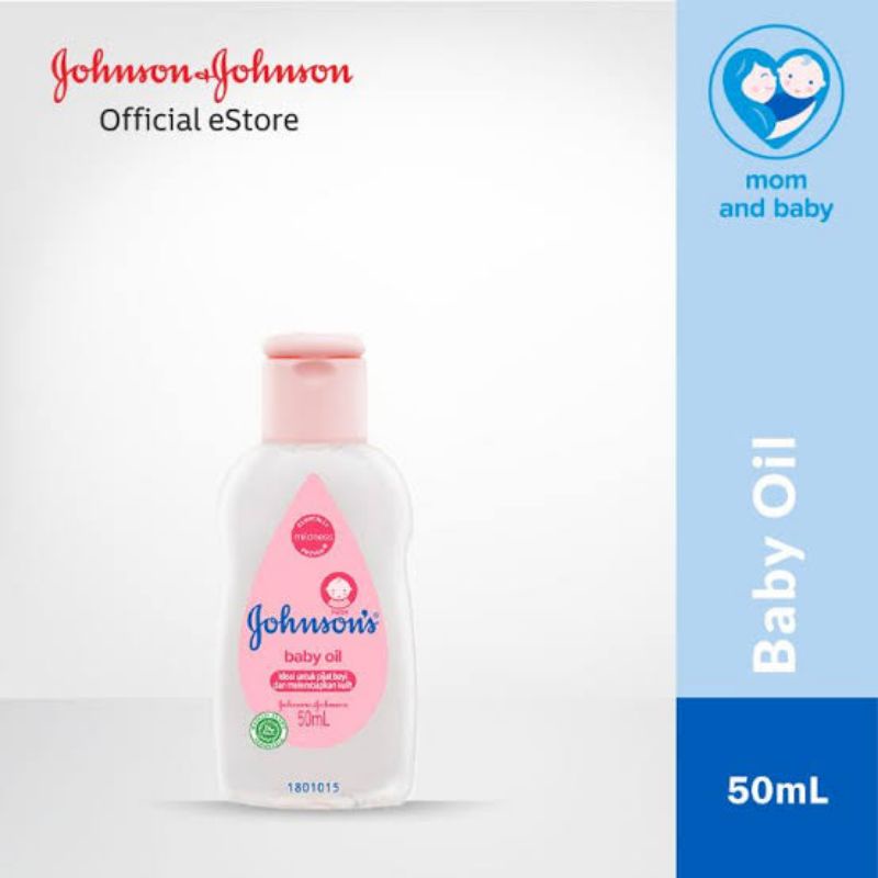 JOHNSONS BABY OIL 50ML MINYAK BAYI PELEMBUT KULIT BAYI PEMUTIH KULIT PEWANGI BADAN BAYI