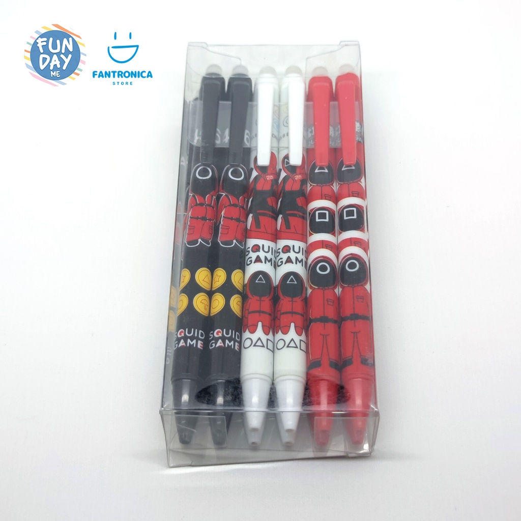 

Pen Cetek Hapus / Mechanic Erasable Gel Pen / Bolpen mekanik bisa hapus Squid Game